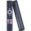 GOUYESHO Telecomando semplice compatibile con DEXP A321, A431, A501, A551, Q551, Q651 Viomi TVD2290B CHIQ Plusham UA501UHD Strong SRT43UD6593 Kogan RCKGNTVT009 (non Voice)