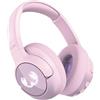 Fresh 'n Rebel Clam Junior, Cuffie Bluetooth per Bambini con Cancellazione Attiva del Rumore, suono sicuro (<85dB), Cavo audio e Adesivi inclusi, Effetti LED. 60 ore di riproduzione (Dizzy Donut)