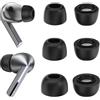 Adhiper Tappi di ricambio in memory foam per Galaxy Buds3 Pro (2024), 3 paia S/M/L, schiuma ultra morbida, fonoisolante, compatibile con custodia di ricarica - per Samsung Galaxy Buds Pro 3 (nero)