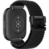 RoYiio Cinturino Nylon per Amazfit Balance 2 /Bip 6 /Bip 5 /Cheetah Round/Cheetah Pro Cinturini 22mm Comodo Traspirante Ricambio Cinturino per Amazfit GTR 4 /GTR 3 Pro - Nero