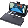 foto-kontor Custodia a libro compatibile con Fairphone 4 cover di colore nero