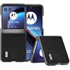 COQUE Per Motorola RAZR 40 Ultra, Motorola RAZR 40 Ultra Pieghevole Flip Cover derm minono Custodia per Telefono(Nero)