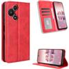 COMAKU Cover a Libro TCL 60 SE Nxtpaper 5G, Custodia a Portafoglio in Pelle con Supporto e Chiusura Magnetica Compatible per TCL 60 SE Nxtpaper 5G - Rosso