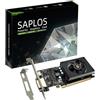 SAPLOS GT 1030 Scheda grafica, 4GB GDDR4 64-bit, HDMI DVI, Basso profilo, PC Scheda video, Computer GPU, DirectX 12, PCI Express x4
