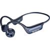 Voistek Cuffie Bluetooth 6.0, impermeabili, IP68, con lettore MP3 da 32 GB di memoria, senza fili subacquei, design aperto per nuoto, corsa, bicicletta e surf (blue)