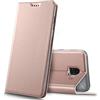 Verco Galaxy J6 (2018) Cover, Custodia a Libro Pelle PU per Samsung Galaxy J6 2018 Case Booklet Protettiva [magnetica integrata], Rosa