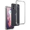 REY Cover in Gel TPU Anti-Shock per Motorola Moto G Power 5G 2024, Morbido Silicone Custodie Protettivo Case, Anti-Scratch, Protettiva Sottile Back Cover