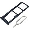 Eonpam Vassoio Carta SIM per Samsung Galaxy M32 SM-M325F Porta Scheda SIM con Pin della SIM(Nero)