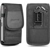 MotuTech Custodia per cintura per telefoni cellulari Holster piccola borsa a marsupio per iPhone 11 12 13 14 15 / Max/Max Pro Samsung Galaxy S20 S21 S22 S23 (XL:16.5 x 8.8)