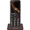 MP myPhone myPhone Bueno LTE telefono per anziani con base di ricarica, display da 2,8 pollici, tasti di chiamata rapida, tasto SOS, 4G - Praline Collection