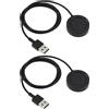EMSea 2 Pezzi 100cm Smartwatch Caricabatterie Sostitutivo Cavi Di Ricarica USB Accessori Per Caricabatterie Magnetici Compatibile Con Xiaomi Watch 2 Pro Nero