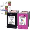 ELLENNE KIT 2 CARTUCCE COMPATIBILI CON HP 62 XL NERO + COLORE STAMPANTE DESKJET 5640 5600 5644 7600