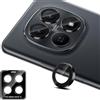 LiiLaa Protezione della fotocamera per Xiaomi Redmi Note 15 5G, copertura completa dell'obiettivo, anello in metallo, protezione per lenti di durezza 9H, pellicola anti-graffio, colore nero