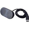 HONKYOB UKHONK Mini Altoparlante USB Altoparlante Portatile Altoparlante multimediale Stereo Alimentato per Notebook PC Portatile (Nero)