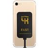 IRICUS Ricevitore di ricarica wireless Lightning iPhone 7 7 Plus 6 6s SE 5s - Caricabatterie senza fili per iPhone 7 - Caricabatterie a induzione iPhone 6 - Adattatore Qi ultra sottile magnetico - per