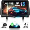 GOHHDL Android 15, 6G+128G 8Core GOHHDL Autoradio 2 Din per Renault Clio 3 2005-2014 con CarPlay Wireless Android Auto, Autoradio da 9 pollici con GPS, Navi, WiFi, BT, FM/RDS, DSP, SWC + Retromarcia + MIC