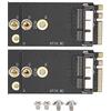 Goshyda Adattatore da 2 Pezzi per OS X a NGFF, per Scheda di Rete Wireless OS X Convertita in Chiave NGFF E o NGFF M2, per BCM943224PCIEBT, BCM94360CS2, BCM943602CS, BCM94331CD, ECC.
