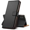Hianjoo Cover Compatibile per Samsung Galaxy A10, Custodia Flip Premium Protettiva Portafoglio PU Pelle Cover Compatibile con Samsung Galaxy A10 - Nero