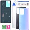 Eonpam Scocca Vetro Posteriore Sostituzione per Xiaomi 11T/11T PRO Qualità Originale Back Cover Coperchio Copribatteria + Kit di Riparazione(Blu)