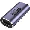 Wvxilyr Adattatore USB C Accoppiatore 40Gbps, Adattatore USB C Femmina a Femmina, Tipo C Accoppiatore 40Gbps, Compatibile per 8K@60Hz e Ricarica Rapida 100W, Tutti I Dispositivi Tipo C