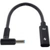 chenyang Cavo di ricarica da USB C a CC 20 V 4,5 x 3,0 mm PD 65W per laptop HP