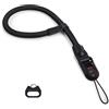 VOVMOEYA Cinghia da Polso per Fotocamera a Sgancio Rapido,Cinturino Polso per Fotocamera con Chiusura Rapida,Tracolla Polso Fotocamera Corda per DSLR SLR - Nero