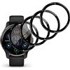 Jinyunlai Schermo Pellicola Protettiva per Garmin Venu 2 Plus, [4 Pezzi] Anti Graffio, Senza Bolle, Copertura Completa 3D, Bordo Curvo, Flessibile HD PET Trasparente Pellicola Proteggi Schermo