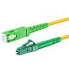 CONBIC Cavo in fibra ottica ottica - 7 m OS2 giallo, LC/APC a SC/APC, cavo patch Simplex 9/125 - Cavo patch in fibra ottica 7 metri G.657.A2