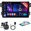 Hikity 5G WiFi 4+64G Android Autoradio per Suzuki Splash Ritz/Opel Agila 2004-2014, 9 Pollici IPS Touch Screen Stereo Auto con Wireless Carplay Android Auto Bluetooth5.0 FM/RDS GPS SWC AHD Retrocamera