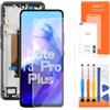 AGCUT Display LCD per Redmi Note 13 Pro+ 5G Schermo LCD per Xiaomi Redmi Note13 Pro Plus 5G 23090RA98C 6.67 Pollici Touch Screen Assembly con Riparazione (Nero con Telaio, Senza Impronte Unlocking)