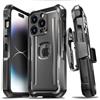 VENA vArmor Cover Rugged Compatible Con Apple iPhone 14 Pro (6.1-inch), (Magsafe Compatibile, Military Grade) Case Protettiva Custodia Clip da Cintura con Supporto