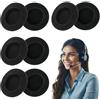 LuoJinZisy 8 Pz Gommini Auricolari in Foam, Copri Cuffie Spugna, Cuscinetti Cuffies da 55 mm, Cuscinetti Auricolari in Schiuma di Ricambio per Cuffie Audio