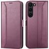 Verco Custodia a libro per Samsung Galaxy S23 Plus, 6,6 pollici, colore: Mora