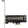 HALJIA Scheda adattatore M.2 NVME a PCIE X1 a basso profilo PCIE 3.0 Lane M Key NVME NGFF SSD M.2 SATA III per 2230 2242 2260 2280 Scheda di espansione PCIE X1 Installazione