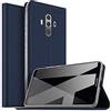 Verco Huawei Mate 10 Pro Cover, Custodia a Libro Pelle PU per Huawei Mate 10 Pro Case Booklet Protettiva [magnetica integrata], Azzurro