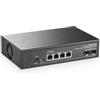 MokerLink Switch gestito 6 porte 10 Gbps 4x10G Ethernet SFP+ 2x10G supporto 1G e 10G larghezza di banda 120 Gbps
