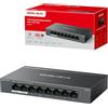 Mercusys MS108GP switch di rete Gestito Gigabit Ethernet (10/100/1000) Supporto Power over Ethernet (PoE) Nero