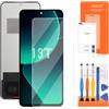 AGCUT Display LCD per Xiaomi 13T / 13T Pro Schermo di Ricambio per Xiaomi 13T 2306EPN60G / 13T Pro 23078PND5G Incell LCD Display Touch Assembly con Strumenti (Nero, senza impronta)