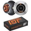 GK SOUND KIT SET PER BASS FACE GT AUDIO GT-TW/1, 2 tweeter da 9,8 cm 98 mm di diametro, da 120 watt rms e 240 watt max, 4 ohm, 102 db, profondità solo 4,4 cm, per portiere auto, a coppia