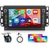 Hodozzy 6G+128G 8-Core Autoradio per Chevrolet Epica Holden Daewoo Pontiac Aveo Captiva Android Stereo Bluetooth GPS, 2 Din 7 Pollici Touchscreen Radio con CarPlay Android Auto, WiFi DSP FM RDS Camera