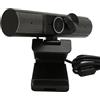 Yctze Webcam USB 2K con Altoparlante HiFi Automatico, Microfono Senza Riduzione, Fotocamera PC Plug and Play per Chat Video su Laptop Desktop