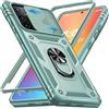 Giyer Per Samsung Galaxy S21 Ultra Custodia, S21 Ultra 5G, con protezione per fotocamera a 360°, anello in metallo, antiurto, antiurto, per Samsung S21 Ultra 6,8, colore: verde menta