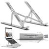 Cable Technologies Comodino 2.0 Supporto PC Portatile Notebook Ventilato, Laptop Stand Regolabile 7 angolazioni, Compatibile con PC 10-15,6" Macbook Air,Pro,Sacca inclusa, Alluminio e Silicone