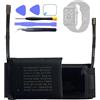 HIGHAKKU Batteria di ricambio per smartwatch A2327 compatibile con Watch iWatch Series 6 44 mm (GPS+Cellular/GPS) con strumenti