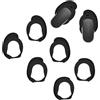Adhiper Tappi di ricambio compatibili con cuffie Bose QuietComfort Ultra (2023), orecchini in silicone, impermeabili e antiscivolo, taglia S, M, L (nero)
