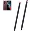 Peixiong 2 Pack Penna di Ricambio per Galaxy S22 Ultra compatibile con Samsung Galaxy S22 Ultra 5G, Stilo S Pen per Galaxy S22 Ultra con Sensibilità alla Pressione 4096 + Pinzette,Senza Bluetooth (Burgundy)