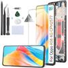 RongZy LCD Schermo per Oppo A58 4G Display di Ricambio Touch Screen Digitizer Parti di Riparazione per Oppo A58 4G CPH2577 LCD Display con Strumenti(Nero con Cornice, 6.72)