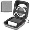 Taoyanmo Custodia per hard disk, custodia per cavi, borsa per cavi, organizer elettronico per cavi, cavo USB, schede SD, hard disk, e-book (grigio)