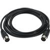 The Lord of the Tools 8 Pin Cavo Di Collegamento Del Segnale DIN Maschio A 8 Pin DIN Maschio Lunghezza Filo 3M Compatibile Con Olufsen Beolab Compatibile Con B&O Sistema Audio E TV Nero