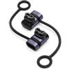 Seminer Adattatori per Caricabatterie per Orologi (2 Pack), Connettore di Ricarica da Femmina a Maschio di Tipo C Compatibile con Garmin Fenix 7/7S/7X/6/6X/6S e altro-Viola